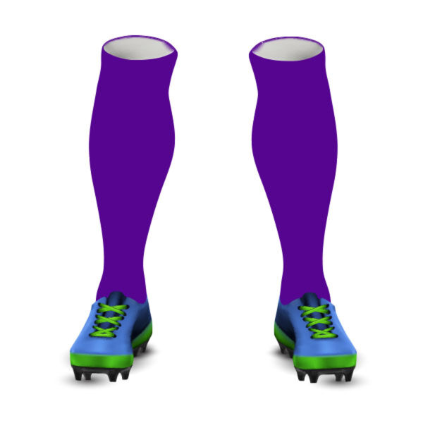Wrens Nest FC Home GK Sock Purple Thumbnail
